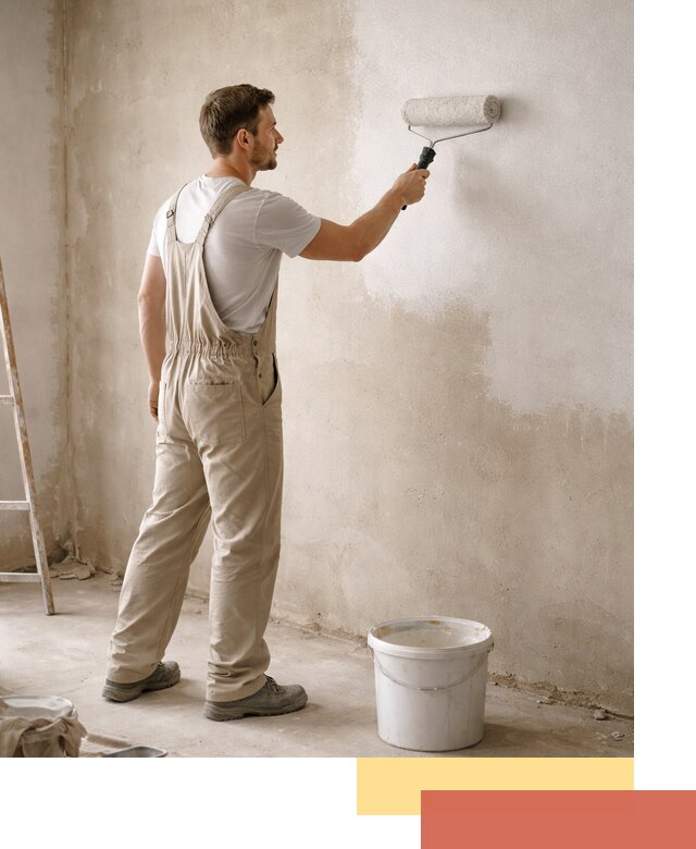 Грунтовка стен под отделку в чернушке профессиональным раствором