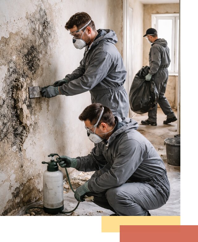 Удаление плесени со стен профессионально в чернушке