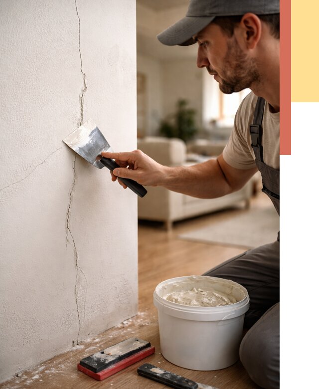 Заделка трещин и сколов в чернушке от 2488 руб. — быстро и недорого | ОТДЕЛОЧНИК-Чрш