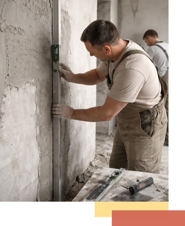 Установка штукатурных маяков в чернушке с гарантией качества