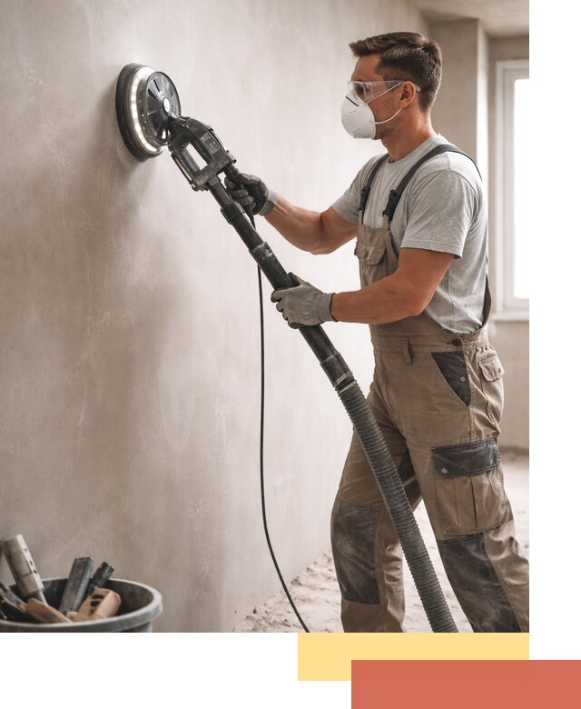 Профессиональная шлифовка стен в чернушке быстро и качественно