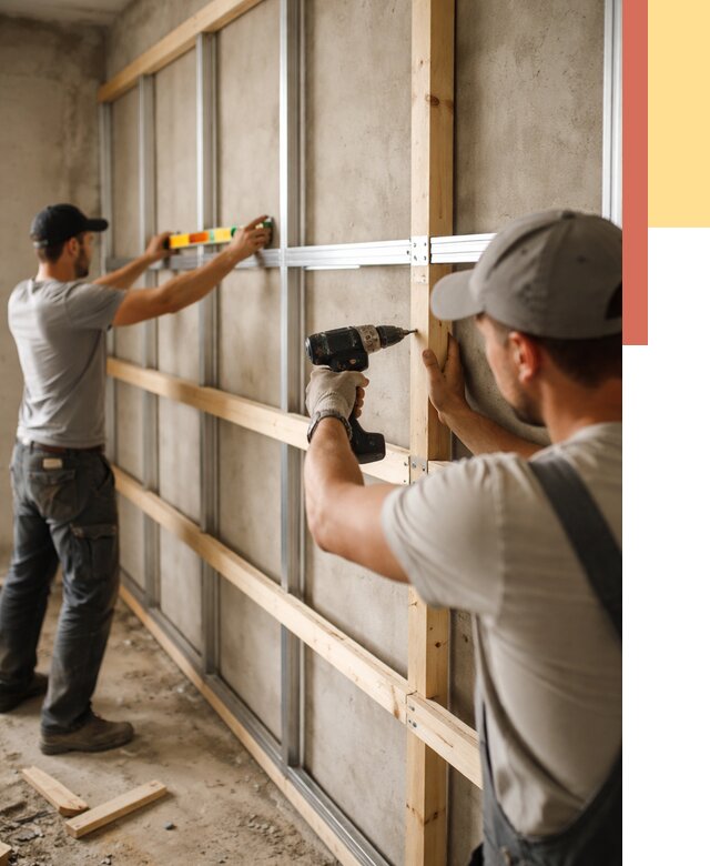 Устройство обрешетки под панели в чернушке от 2133 руб. — монтаж под ключ | ОТДЕЛОЧНИК-Чрш