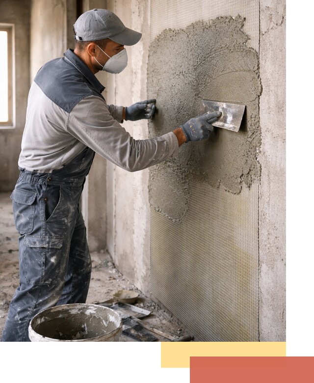 Штукатурка стен по сетке в чернушке под ключ качественно и быстро