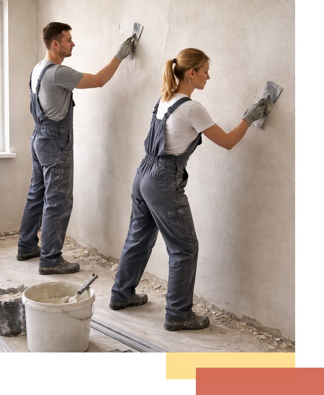 Штукатурка стен под обои в чернушке профессионально и быстро