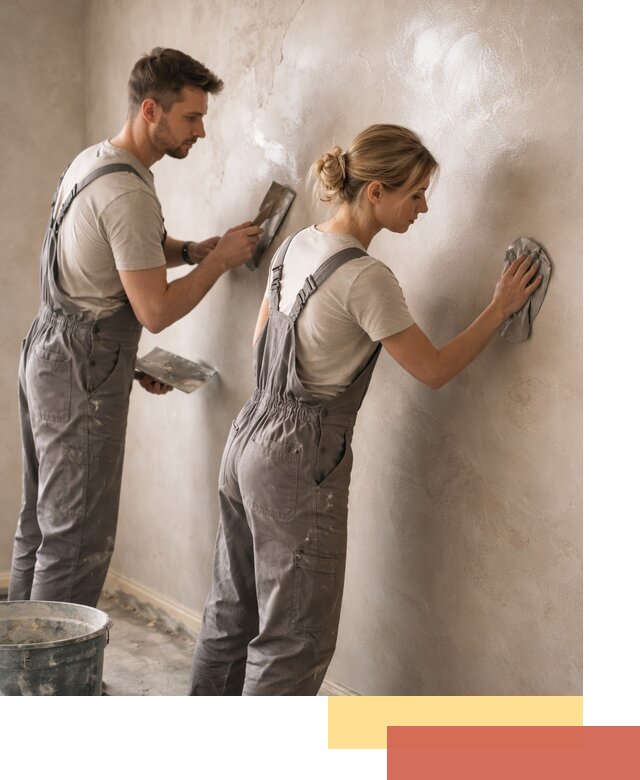 Венецианская штукатурка высокого качества в чернушке