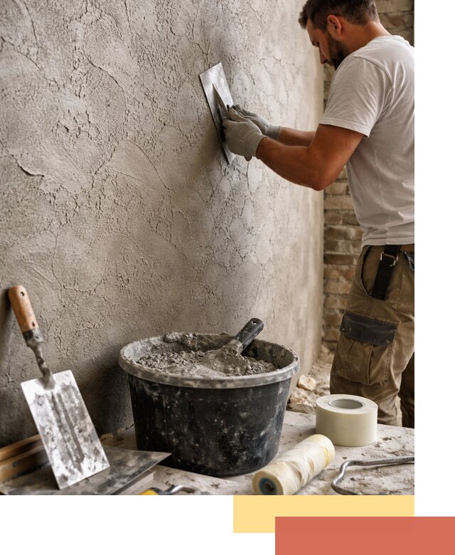 Декоративная штукатурка лофт в чернушке — отделка стен и потолков