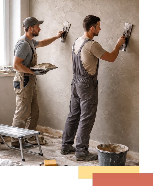 Ремонт декоративной штукатурки и восстановление фактуры в чернушке