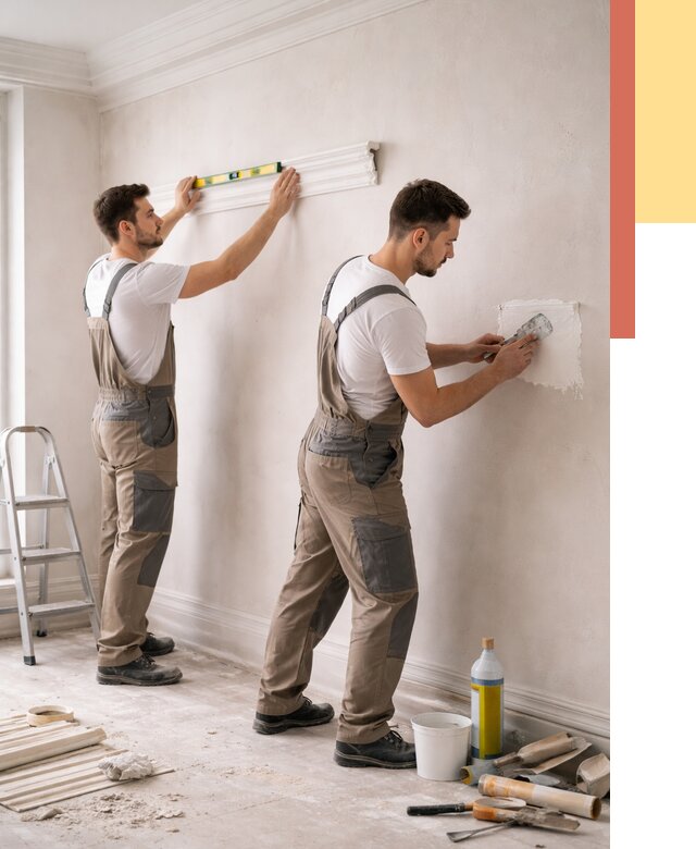 Монтаж лепнины на стены в чернушке от 4570 руб. — недорого, быстро | ОТДЕЛОЧНИК-Чрш