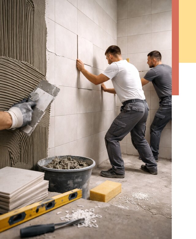 Укладка плитки на стены в чернушке от 863 руб. — качественно и недорого | ОТДЕЛОЧНИК-Чрш