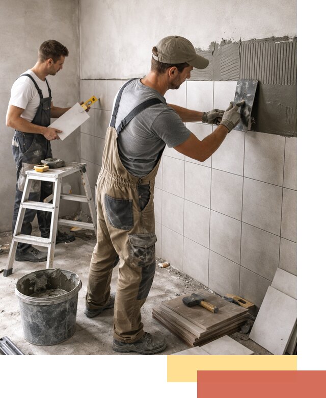 Укладка плитки на стены в чернушке профессионально и надежно