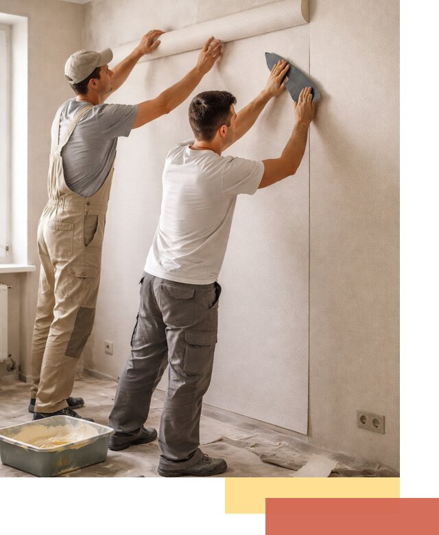 Поклейка виниловых обоев в чернушке профессионально и качественно