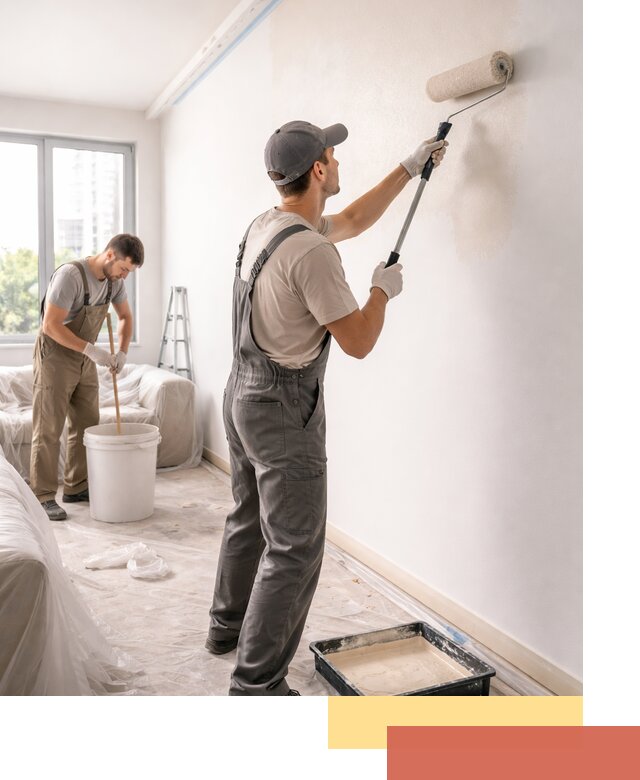 Покраска стен в офисе в чернушке — быстрый и качественный ремонт