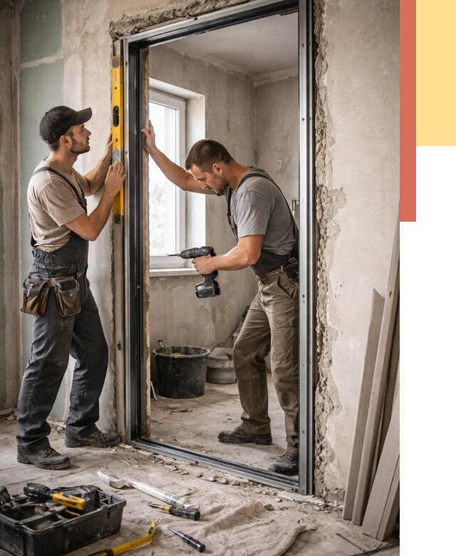 Закладка дверного проема в чернушке от 3555 руб. — быстро и недорого | ОТДЕЛОЧНИК-Чрш