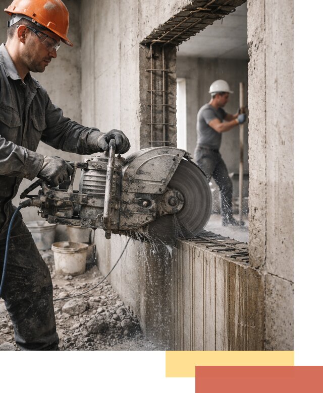 Алмазная резка проемов в чернушке быстро и точно