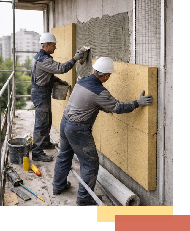 Утепление стен зданий и домов в чернушке качественно и надежно