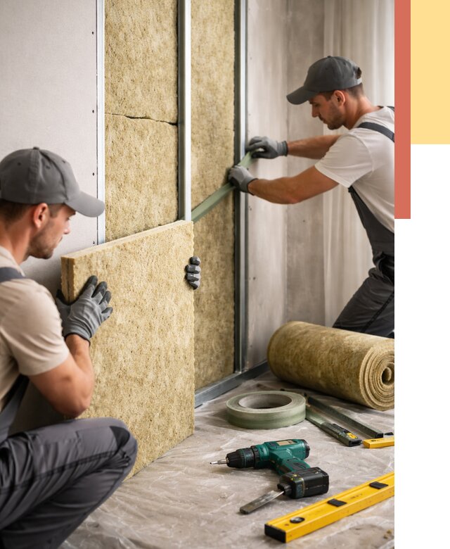 Шумоизоляция стен в чернушке под ключ от 1879 руб. | ОТДЕЛОЧНИК-Чрш