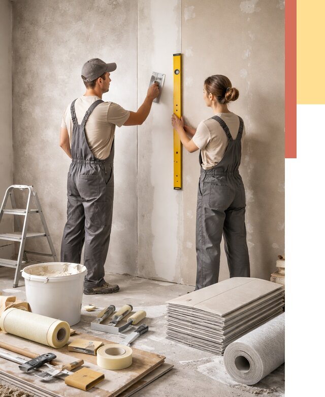 Отделка стен в чернушке от 1523 руб/м² — недорого, быстро, под ключ | ОТДЕЛОЧНИК-Чрш