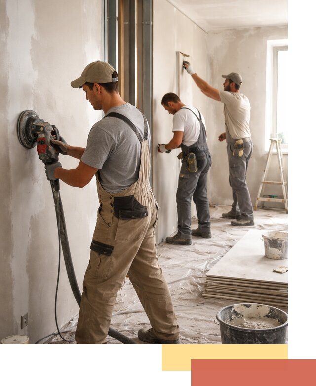 Профессиональная отделка стен в чернушке качественно и в срок