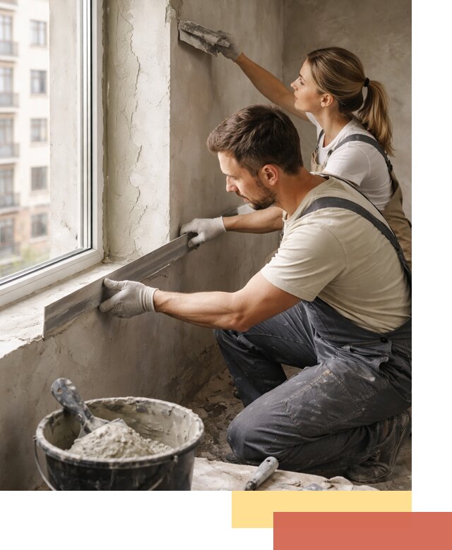 Штукатурка откосов дверей и окон профессионально в чернушке