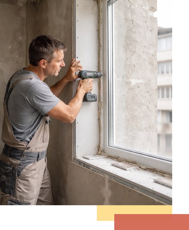 Монтаж гипсокартонных откосов в чернушке под ключ