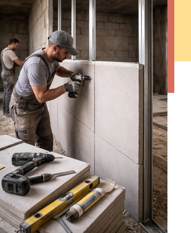 Кладка влагостойких перегородок ПГП в чернушке от 1219 руб. под ключ | ОТДЕЛОЧНИК-Чрш