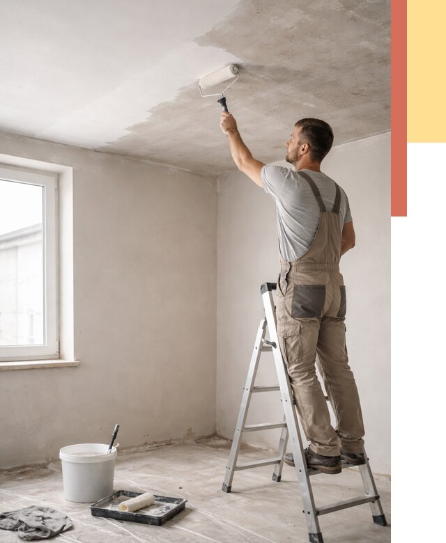 Грунтовка потолка в чернушке от 2539 руб. — быстро и недорого | ОТДЕЛОЧНИК-Чрш