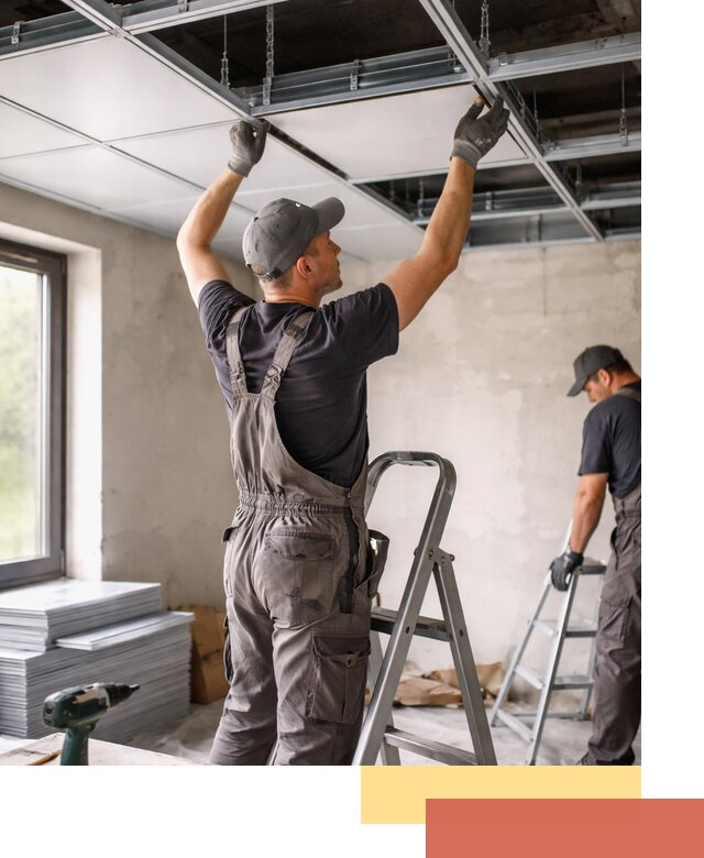 Монтаж кассетного потолка в чернушке качественно и быстро