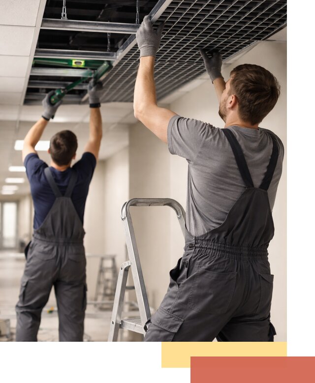 Монтаж потолка Грильято в чернушке: установка под ключ качественно