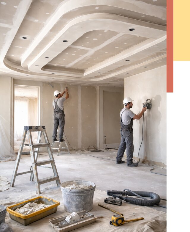 Многоуровневый потолок из гипсокартона в чернушке от 762 руб. под ключ | ОТДЕЛОЧНИК-Чрш