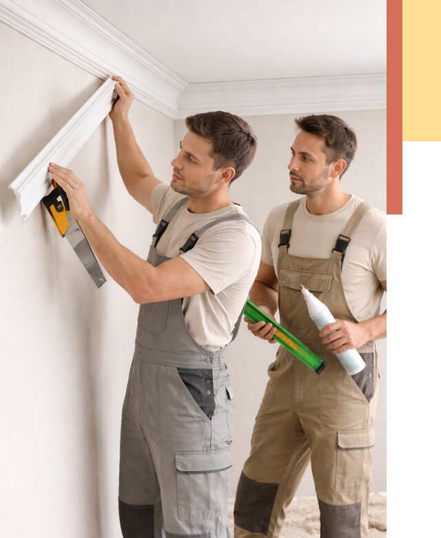 Монтаж потолочного плинтуса в чернушке от 2336 руб. — быстро и недорого | ОТДЕЛОЧНИК-Чрш