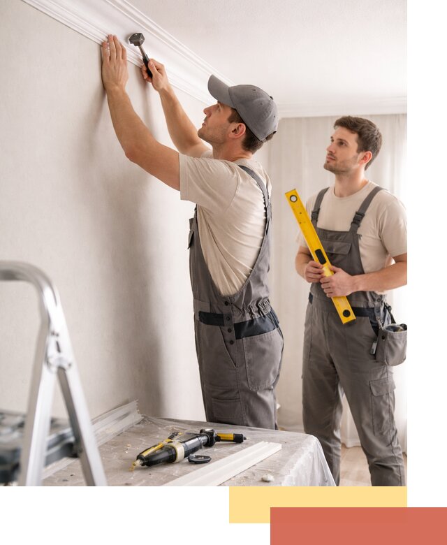 Монтаж потолочного плинтуса в чернушке качественно и быстро