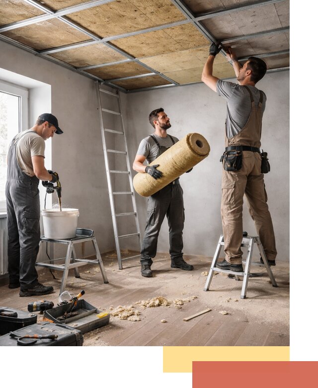 Шумоизоляция потолка в чернушке: профессиональный монтаж и отделка